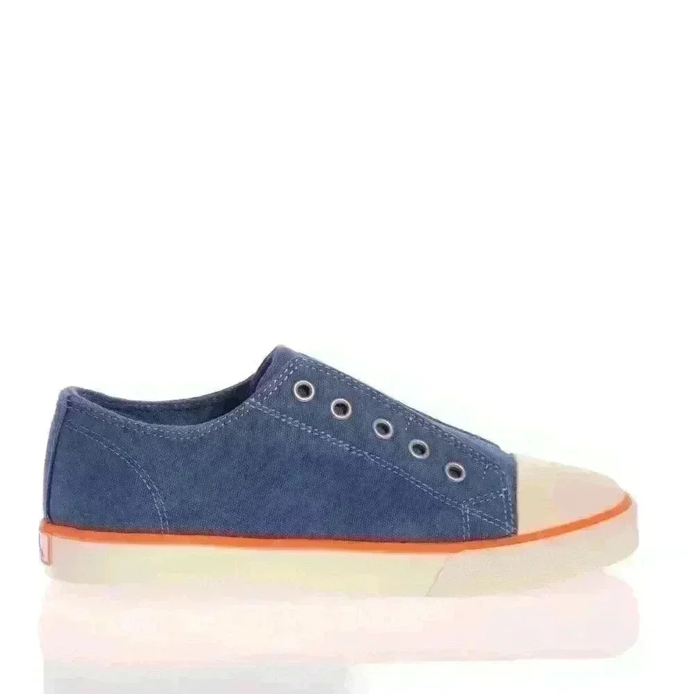 Boden Youth Unisex Denim Blue Sneakers Sz 1 US Eur 31 Co128